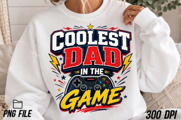 Coolest Dad in the Game Graphic PNG: The Ultimate Resource for Father’s Day Creations
