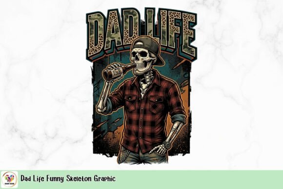 Dad Life Funny Skeleton Graphic: Practical Application and Design Considerations