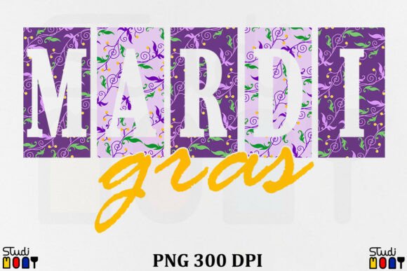 Elevating Carnival Crafts with a Mardi Gras Design Vintage Graphic PNG
