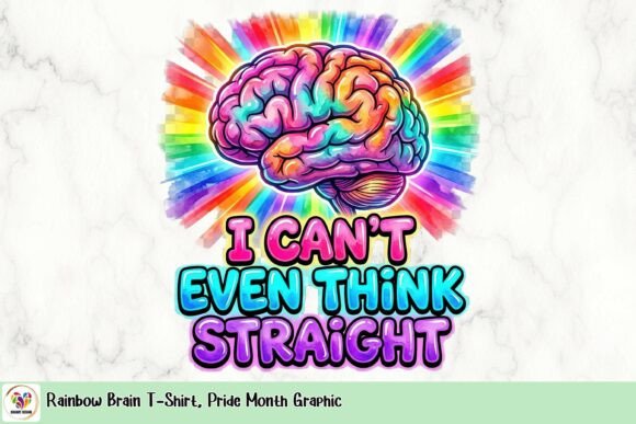 Evaluating the Rainbow Brain T-Shirt and Pride Month Graphic for Neurodiversity and Style