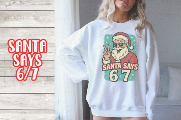 Evaluating the Santa Says 6 7 Retro Graphic for Holiday Merchandise and Crafting