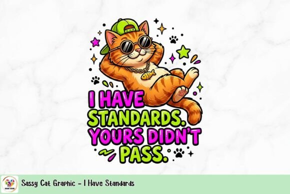 Sassy Cat Graphic - I Have Standards: A Practical Asset Review