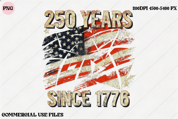 USA 250 Years Independence Day Graphic Design